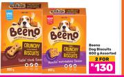 Beeno Dog Biscuits Assorted-For 2 x 800g