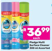 Pledge Multi Surface Cleaner Assorted-300ml Each