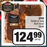Spar Tender & Tasty Beef Texan Steak-Per Kg