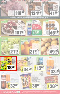 KWIKSPAR EASTERN CAPE : Grand Cash Giveaway (22 February - 07 March 2022) | Valid In Abbotsford, Beacon Isle, Beetlestone, Burt Drive, Butterworth, Cambridge West, Colchester, Dhaysons, East End, page 3