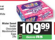 Mister Sweet Easter Chocolate Marshmallows Eggs-24s Pack