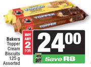 Bakers Topper Cream Biscuits Assorted-For Any 2 x 125g