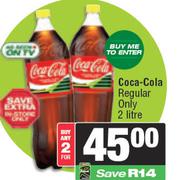 Coca Cola Regular Only-For 2 x 2L