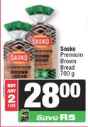 Sasko Premium Brown Bread-For Any 2 x 700g
