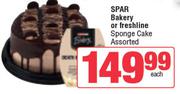 Spar Bakery Of Freshline Sponge Cake Assorted