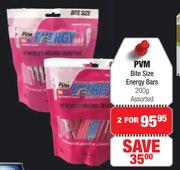 PVM Bite Size Energy Bars Assorted-For 2 x 200g