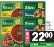 Knorr Soup Packet Assorted-For Any 4 x 45g
