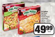 Dr Oetker Ital Pizza Familia Frozen Pizza (Assorted)-468g/504g/415g/544g Each