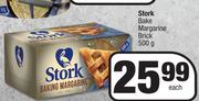 Stork Bake Margarine Brick-500g Each