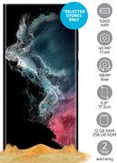 Samsung S22 Ultra 5G Black Smartphone- On 1GB Red Core More Data (36 Months)