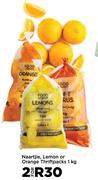 Naartjie, Lemon Or Orange Thriftpacks-For 2 x 1Kg
