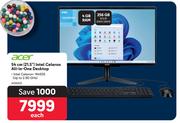 Acer 54cm (21.5") Intel Celeron All In One Desktop
