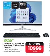 Acer 54cm (21.5") Aspire C22 Intel Core i3 All In One Desktop