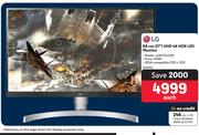LG 68cm (27") UHD 4K HDR LED Monitor LGE27UL500