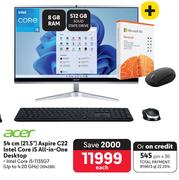 Acer 54cm (21.5") Aspire C22 Intel Core i5 All In One Desktop
