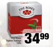 Five Roses Tagless Teabags 100s