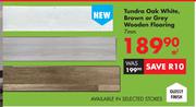 Tundra Oak White, Brown Or Grey Wooden Flooring-Per Sqm