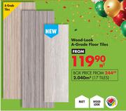 Wood-Look A-Grade Floor Tiles-Per sqm