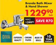 Diva Brenda Bath Mixer & Hand Shower
