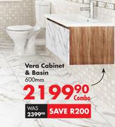 Vera Cabinet & Basin 600mm-Per Combo