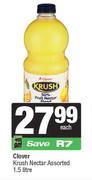 Clover Krush Nectar Assorted-1.5Ltr