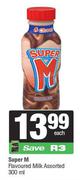 Super M Flavoured Milk Assorted-300ml Each