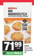 Spar Pizza Mini Margherita-8s Each
