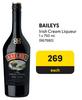 Baileys Irish Cream Liqueur-750ml Each