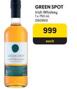 Green Spot Irish Whiskey-750ml Each