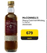 McConnell's Sherry Cask Irish Whiskey-750ml Each