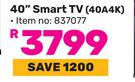 Hisense 40" Smart TV 40A4K
