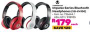 Volkano Impulse Series Bluetooth Headphones VB-VH100-Each