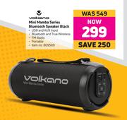 Volkano Mini Mamba Series Bluetooth Speaker (Black)