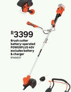 Powerplus 40V Battery Operated Brush Cutter
