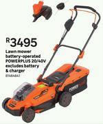 Powerplus 20/40V Battery Operated Lawn Mower