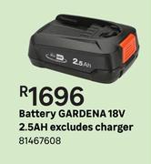 Gardena 18V 2.5Ah Battery