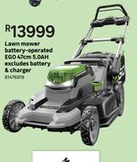 Ego 47cm 5.0Ah Excludes Battery & Charger Battery Opertaed Lawn Mower