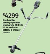 Ego 56V 7.7Ah Excludes Battery & Charger Bike Handle Battery Operated Brush Cutter