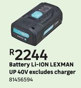 Lexman Up 40V Li-Ion Battery
