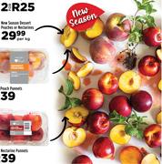 New Season Desert Peaches Or Nectarines- Per Kg