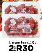 Strawberry Punnets-For 2 x 250g