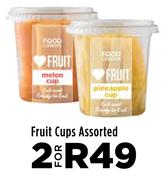 Fruit Cups Assorted-For 2