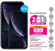 2 x Apple iPhone XR CPO 64GB-On 1GB Red Core More Data
