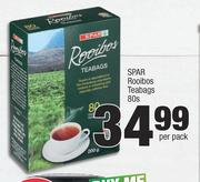 Spar Rooibos Teabags-80's Per Pack