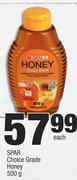 Spar Choice Grade Honey-500g Each