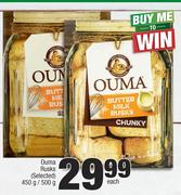 Ouma Rusks-450g/ 500g Each