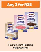 Moir's Instant Pudding Assorted-For Any 3 x 90g