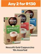 Nescafe Gold Cappuccino Assorted-For Any 2 x 10s
