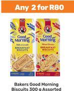 Bakers Good Morning Biscuits Assorted-For Any 2 x 300g