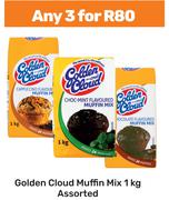 Golden Cloud Muffin Mix Assorted-For Any 3 x 1Kg
